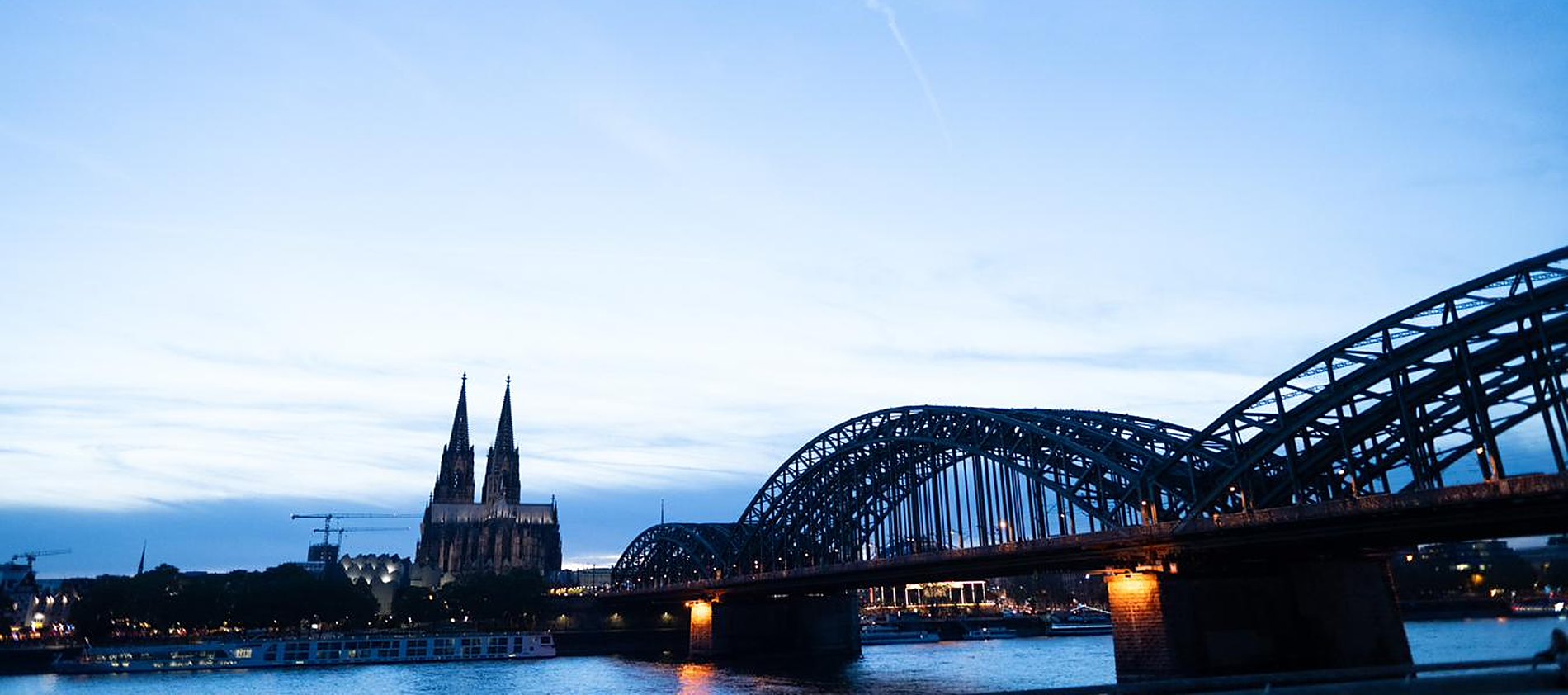 Cologne cathedral and the Hohenzollern bridge