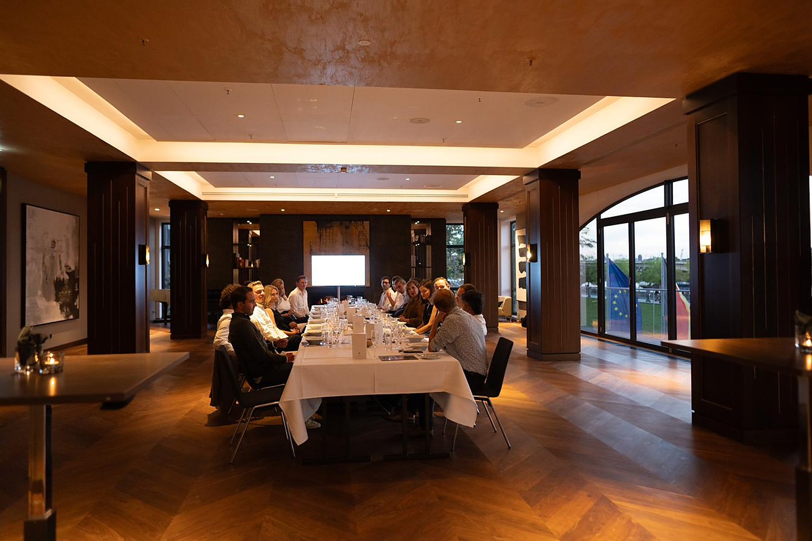 Private dining room at an Innovatus executive dinner